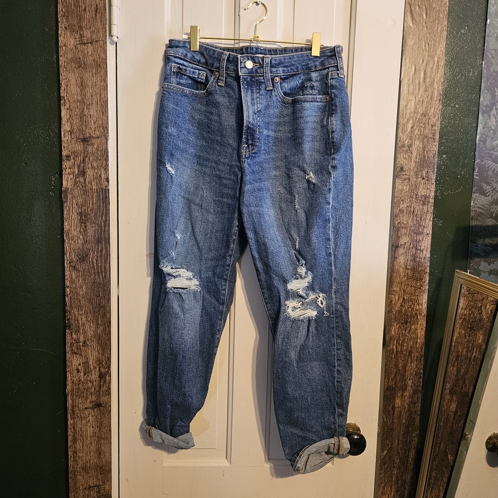 Old Navy Blue O.G. Straight High-Rise Jeans